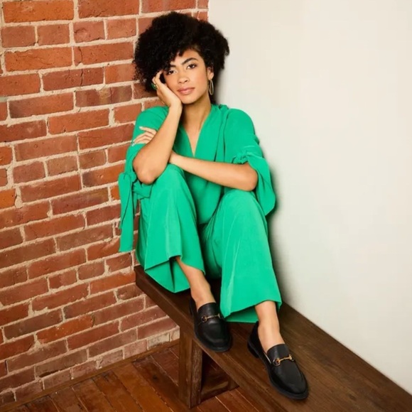 NIB Lisa Vicky Zany Loafer Horsebit Black Nappa Leather Office Preppy Sz 6 - Picture 13 of 14